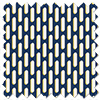 Tiles, Navy - Made to Measure Curtains